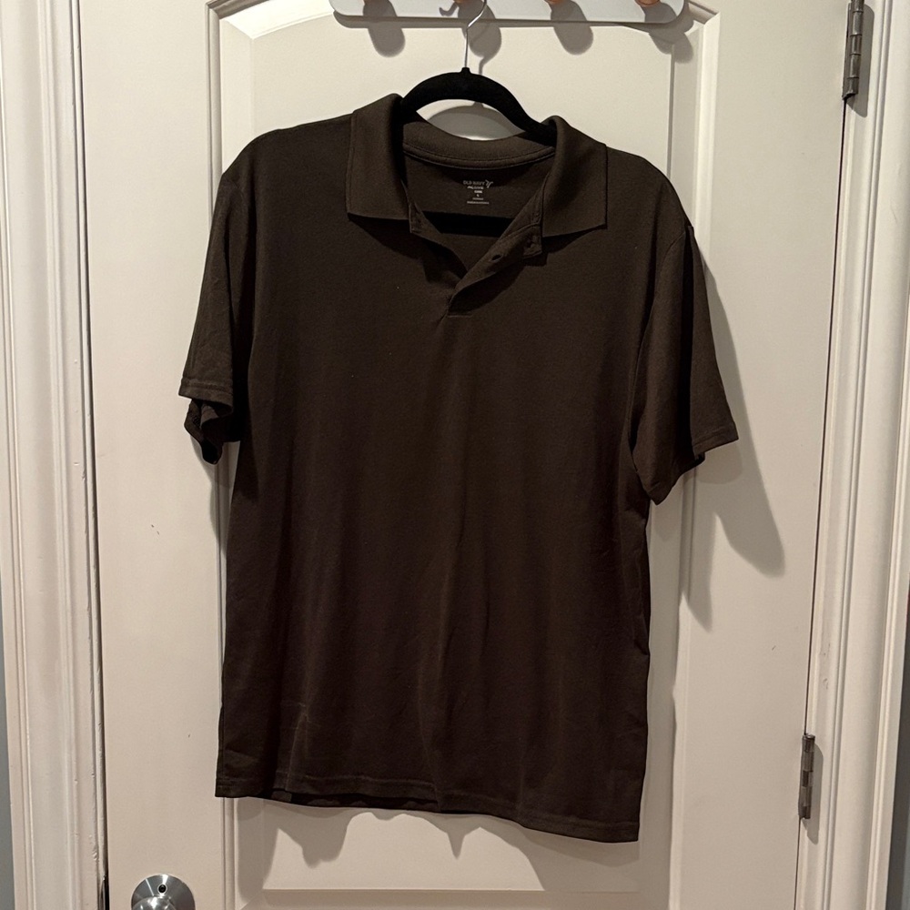 Old Navy Men's Polo Shirt - Dark Green